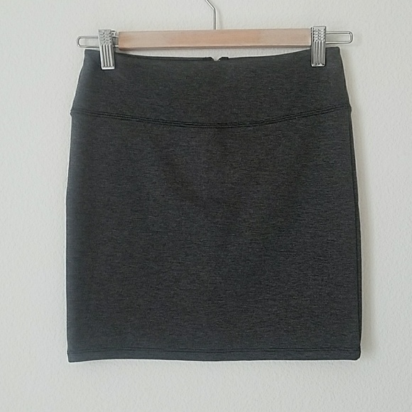 Xhilaration Dresses & Skirts - MOVING SALE Heather Grey Bodycon Mini Skirt